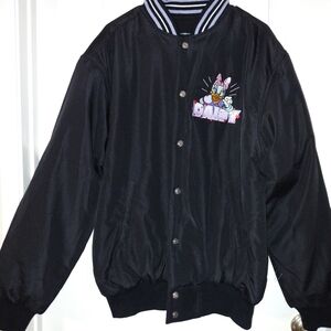 Black Embroidered Women's Jacket Vintage